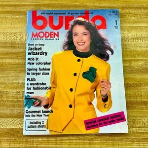 Vintage Burda magazine